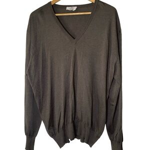Avon Celli cashmere and silk blend dark green sweater‎ size EU54/ XXL